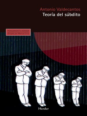 cover image of Teoría del súbdito
